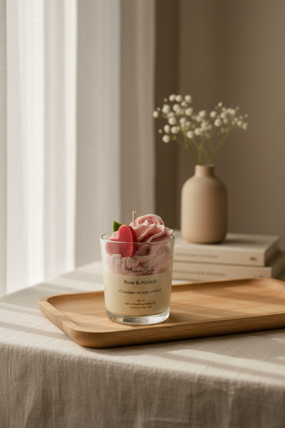 Chandelle Rose & Abricot