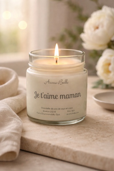 Chandelle Je t'aime maman
