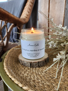 Chandelle Eucalyptus, menthe et lavande