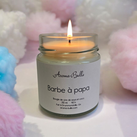 Bougie Barbe à papa