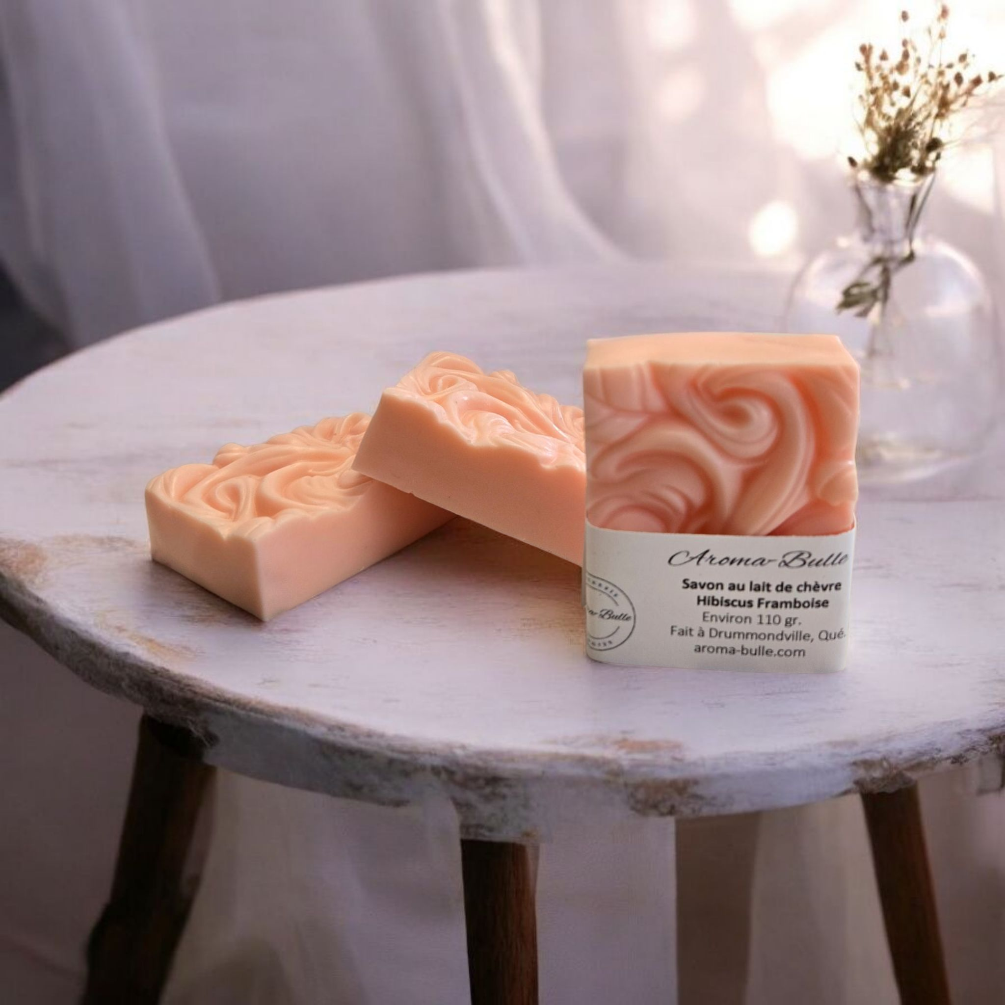 Savon Lait de chevre Hibiscus Framboise