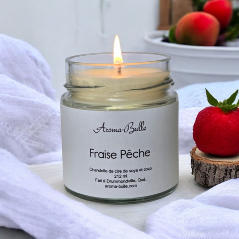 Bougie Fraise Pêche