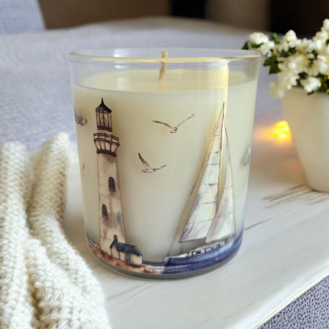Chandelle Phare et voilier