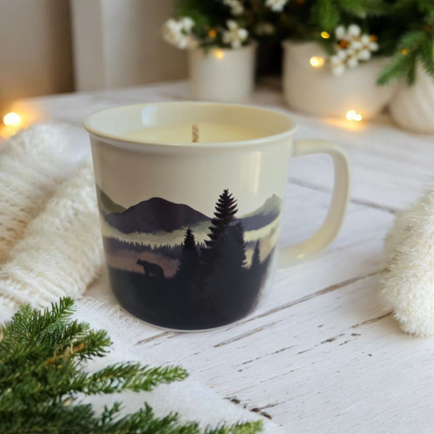 Chandelle Tasse Montagnes