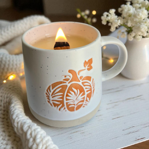 Chandelle Tasse Citrouille