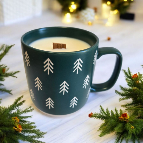 Chandelle Tasse Forêt