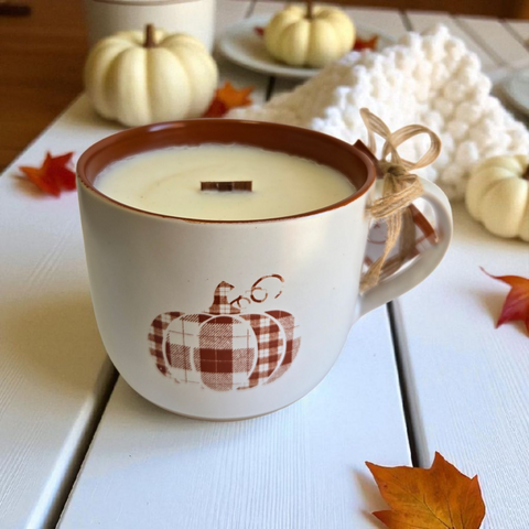Chandelle Tasse Citrouille