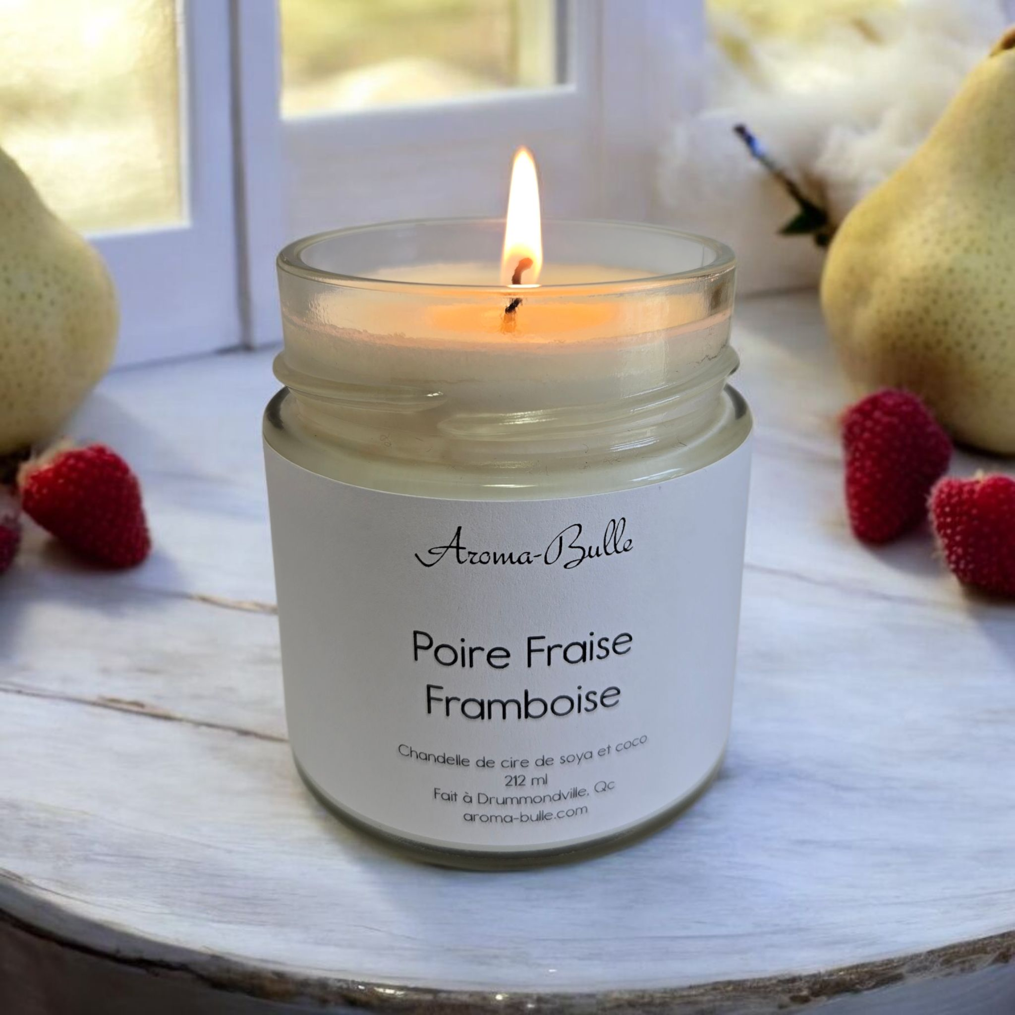 Chandelle Poire Fraise Framboise