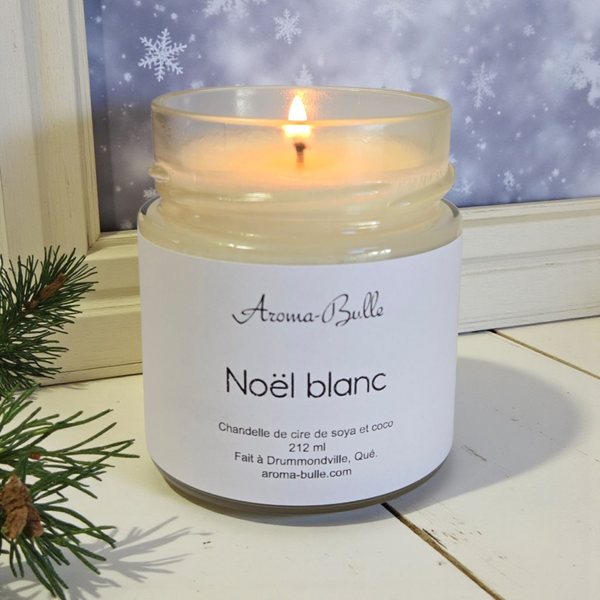 Chandelle Noël Blanc