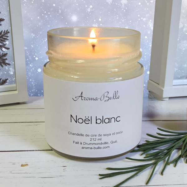 Chandelle Noël Blanc
