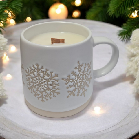 Chandelle Tasse Flocon