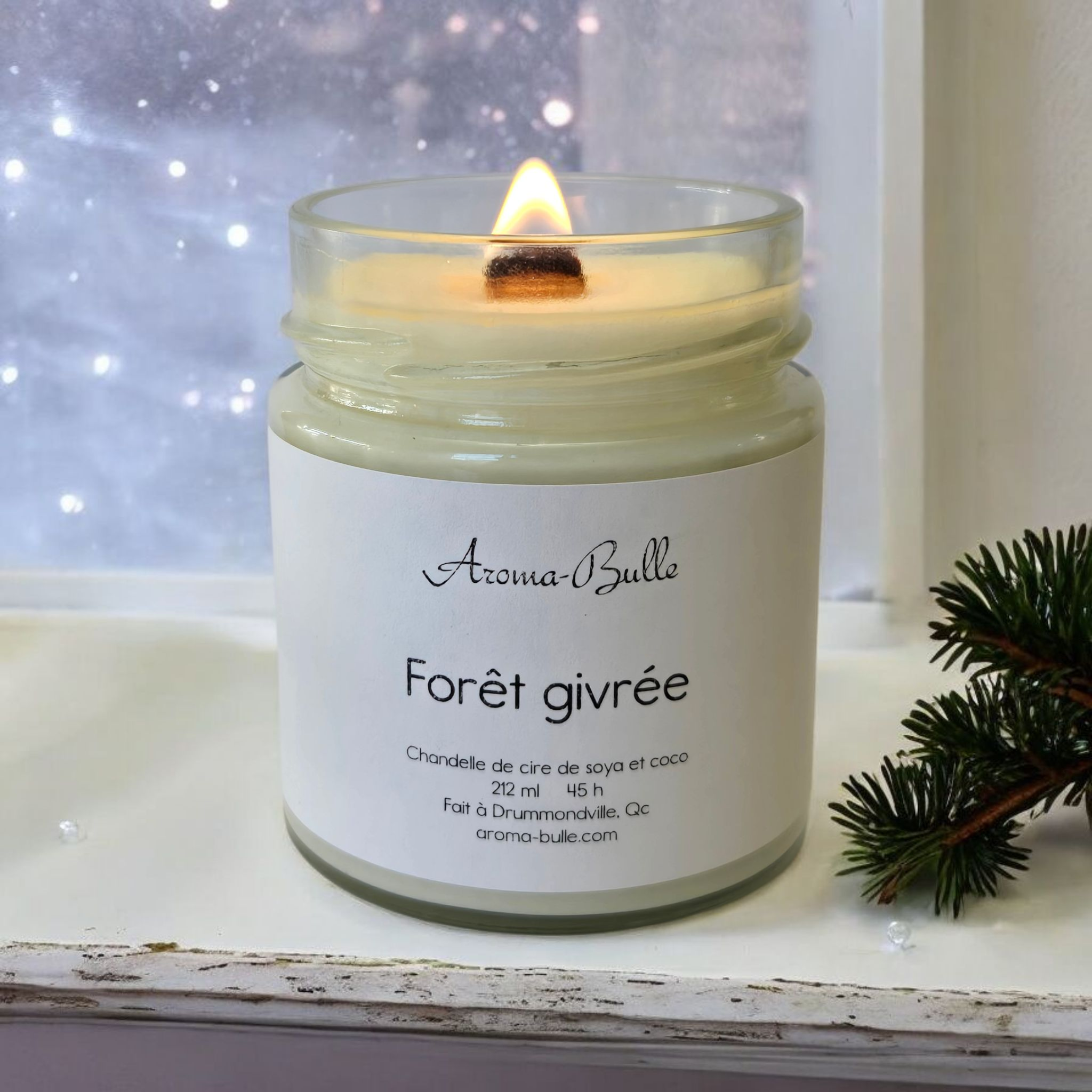 Chandelle Forêt givrée