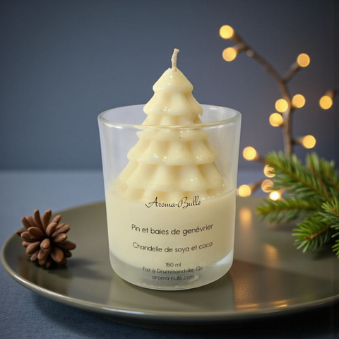 Chandelle Pin et baies de genévrier