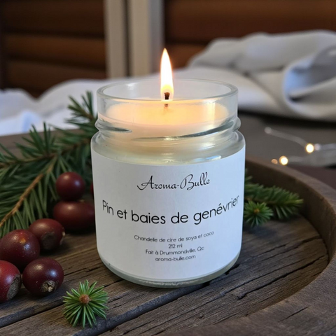 Chandelle Pin et baies de genévrier