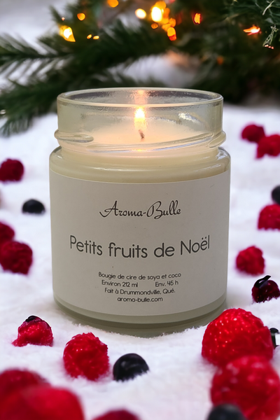 Bougie Petits fruits de Noël