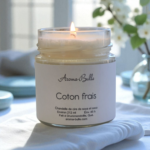 Bougie Coton frais