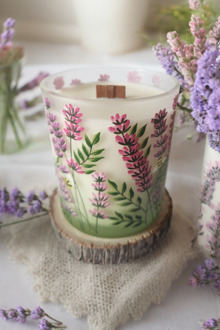 Bougie Fleurs de lavande