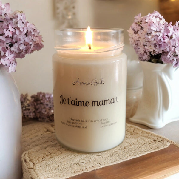 Chandelle Je t'aime maman