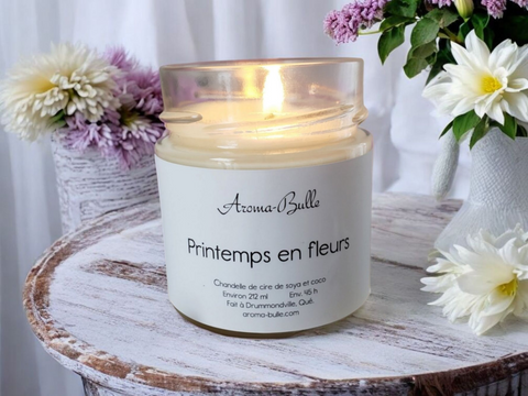 Bougie Printemps en fleurs