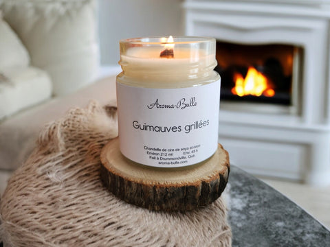 Bougie Guimauves grillées