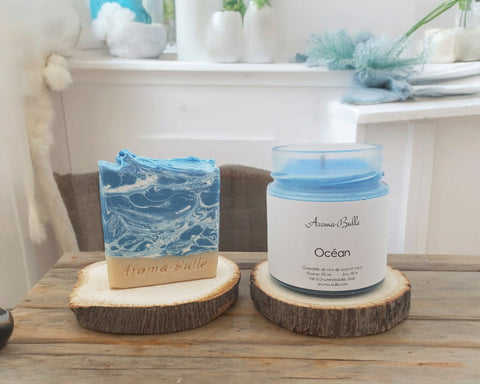 Duo Bougie-Savon Océan