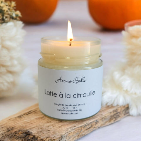 Bougie Latte à la citrouille