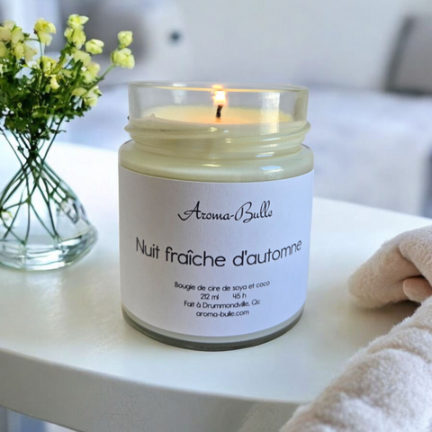 Bougie Nuit fraîche d'automne