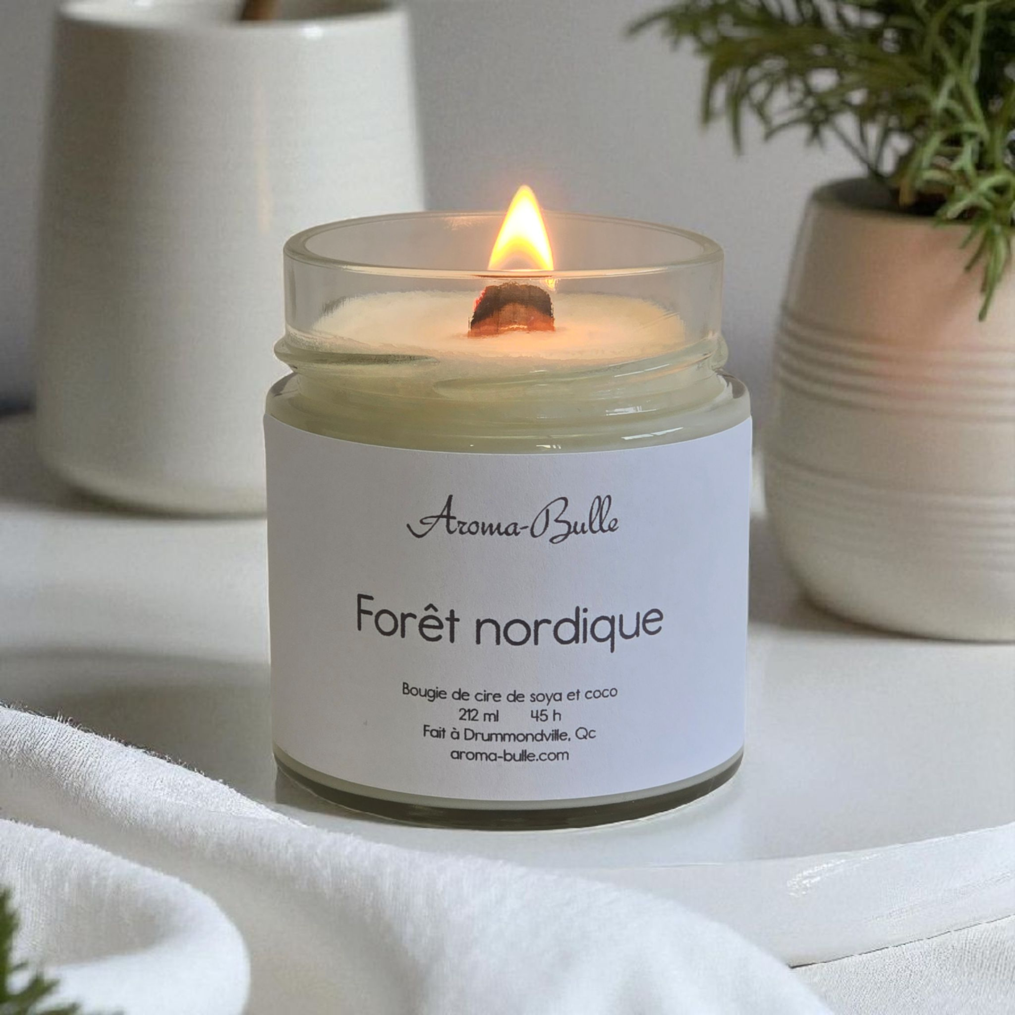 Bougie Forêt nordique