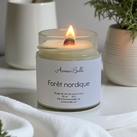 Bougie Forêt nordique