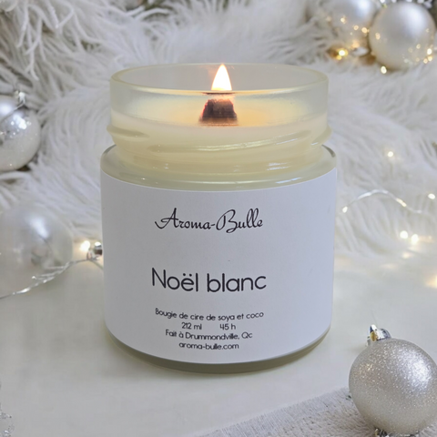 Chandelle Noël Blanc