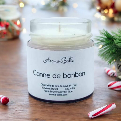 Bougie Canne de bonbon