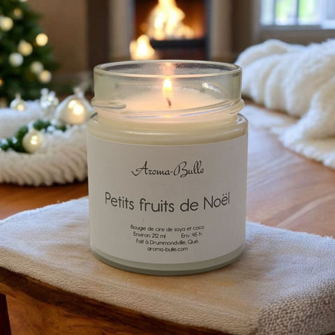Bougie Petits fruits de Noël