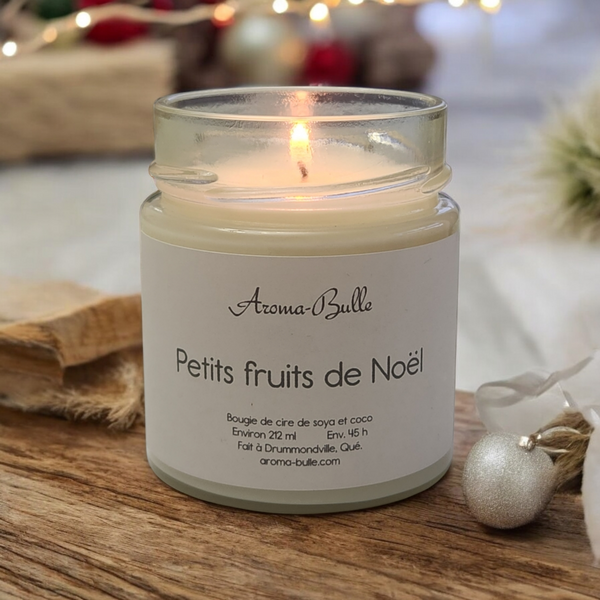 Bougie Petits fruits de Noël