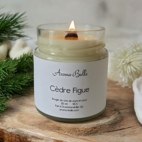 Bougie Cèdre Figue
