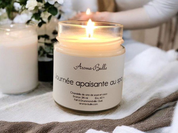 Bougie Journée apaisante au spa