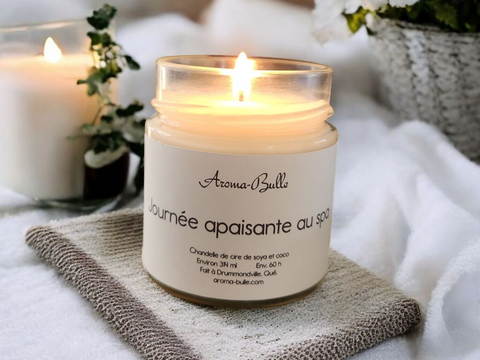Bougie Journée apaisante au spa