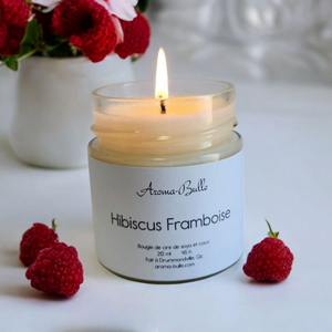 Bougie Hibiscus Framboise