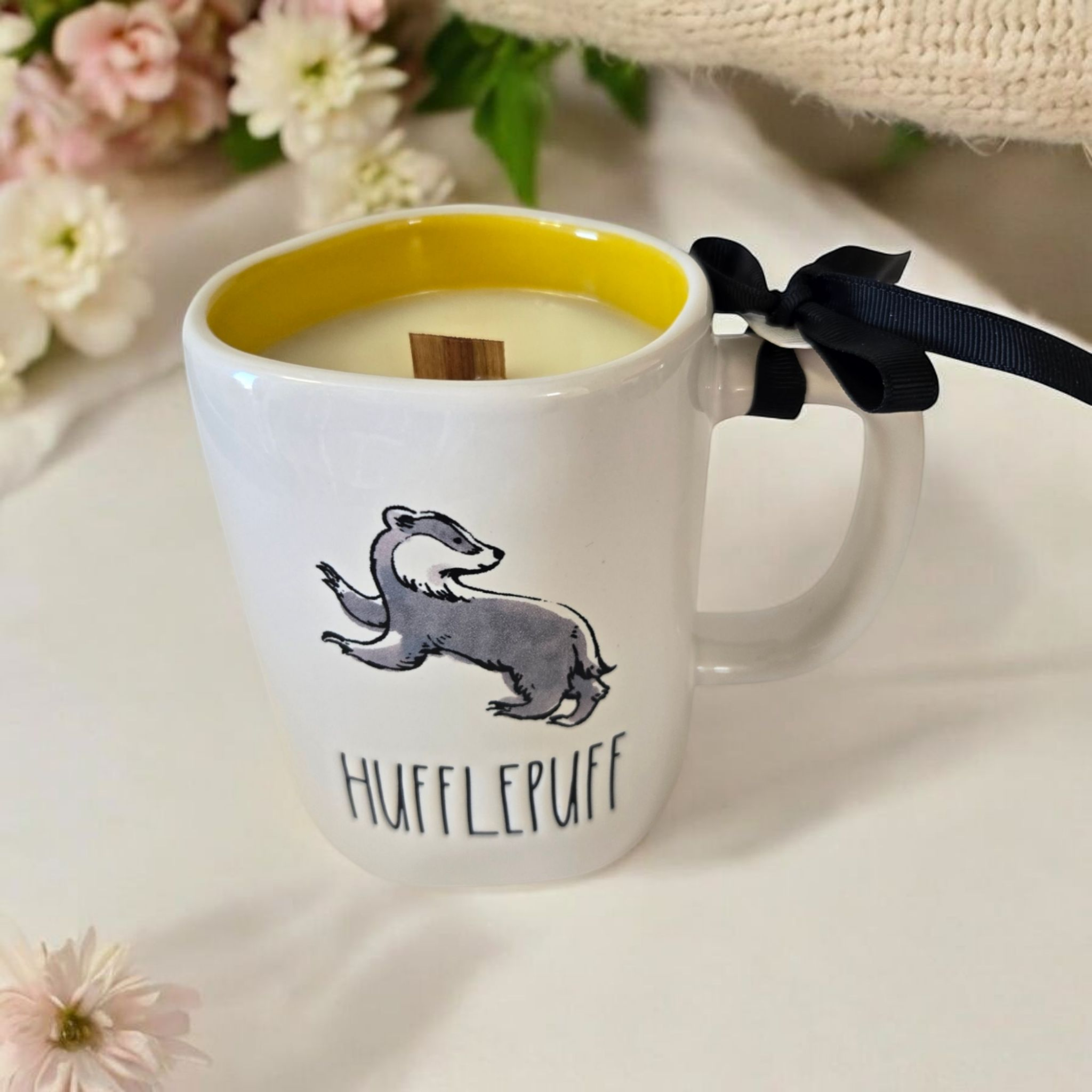Bougie Tasse Jaune