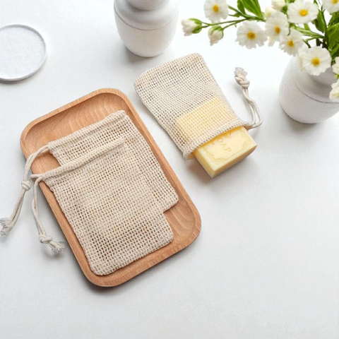 Sac en filet doux pour savon