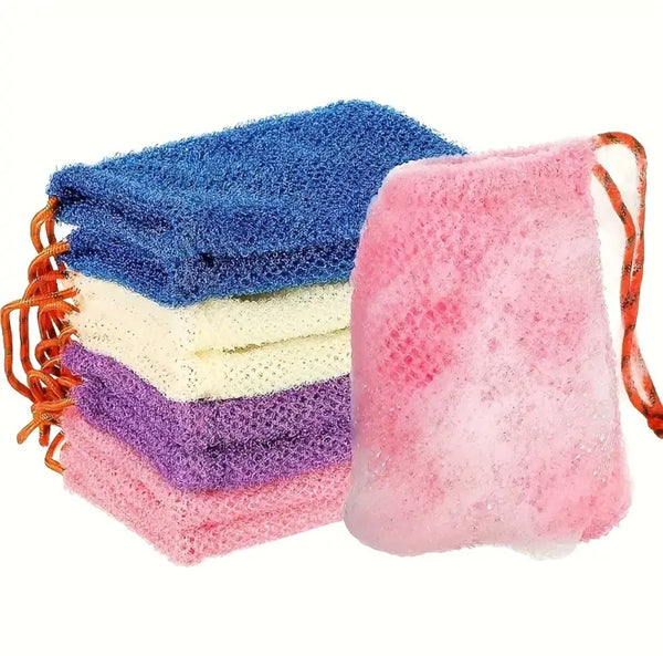 Sac exfoliant en maille