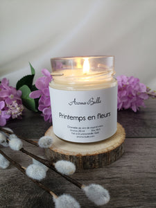 Chandelle Printemps en fleurs